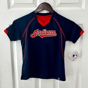 Vintage Cleveland Indians Shirt Boys NWT